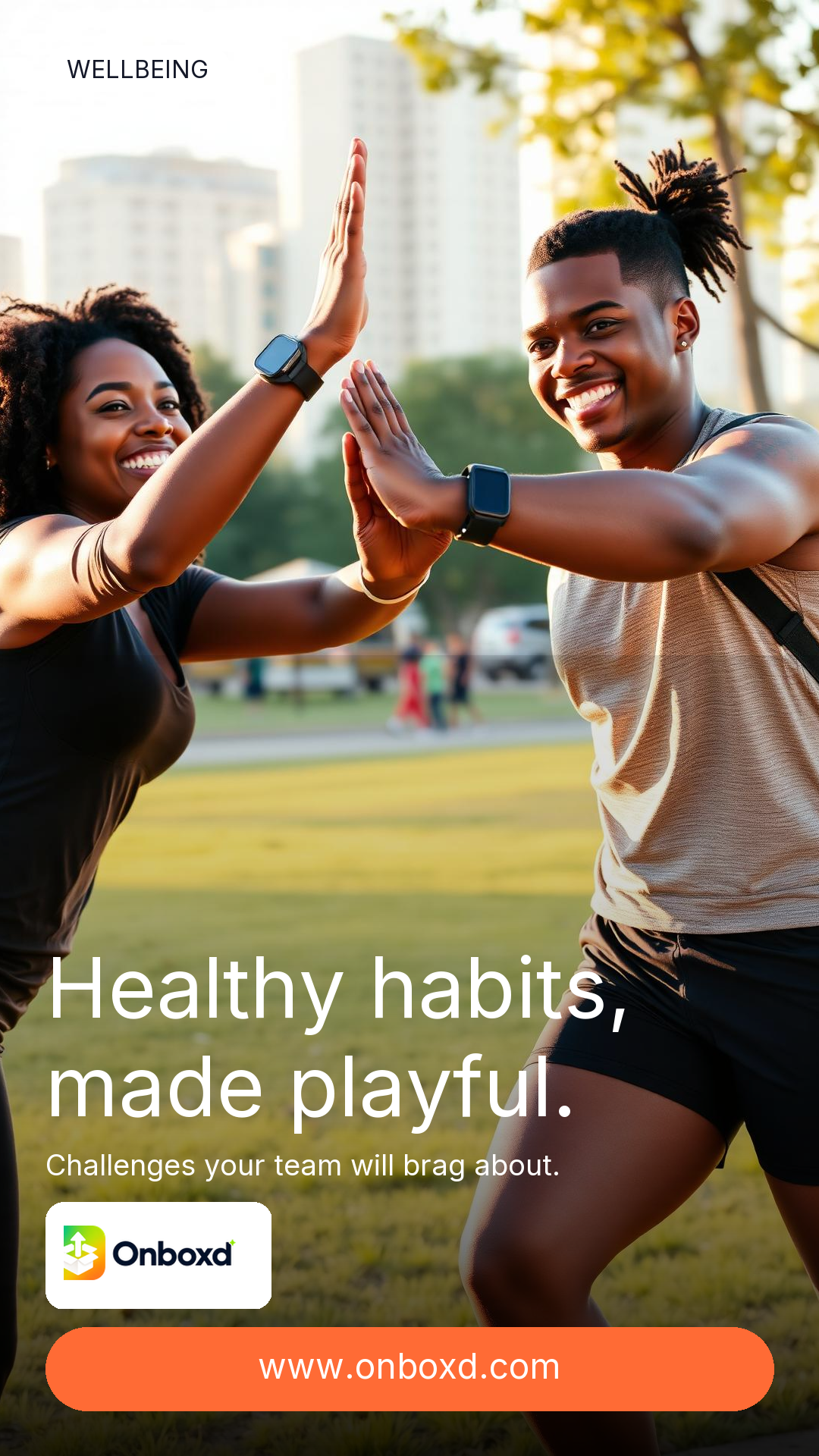 Onboxd wellbeing challenges and gamification marketing story