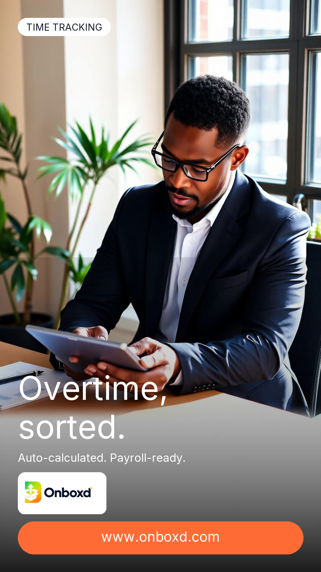 Onboxd time tracking overtime marketing story
