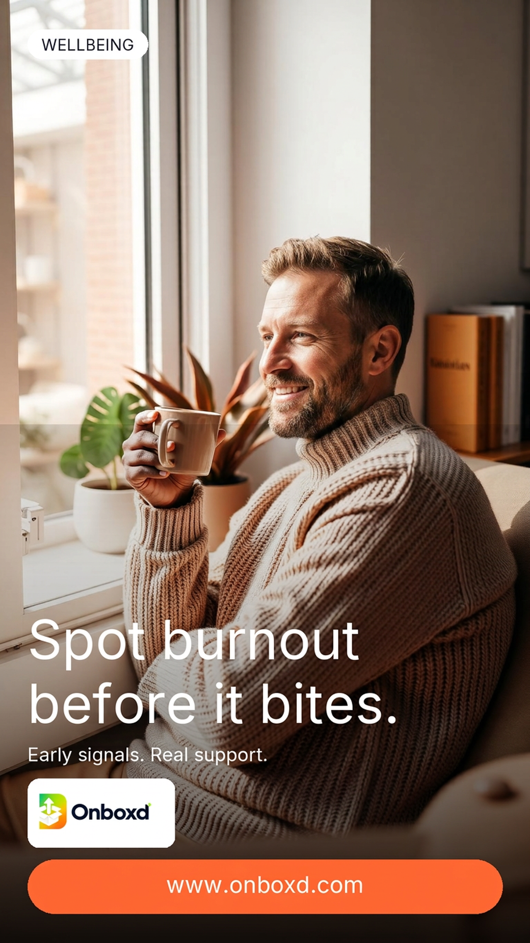 Onboxd wellbeing burnout prevention marketing story