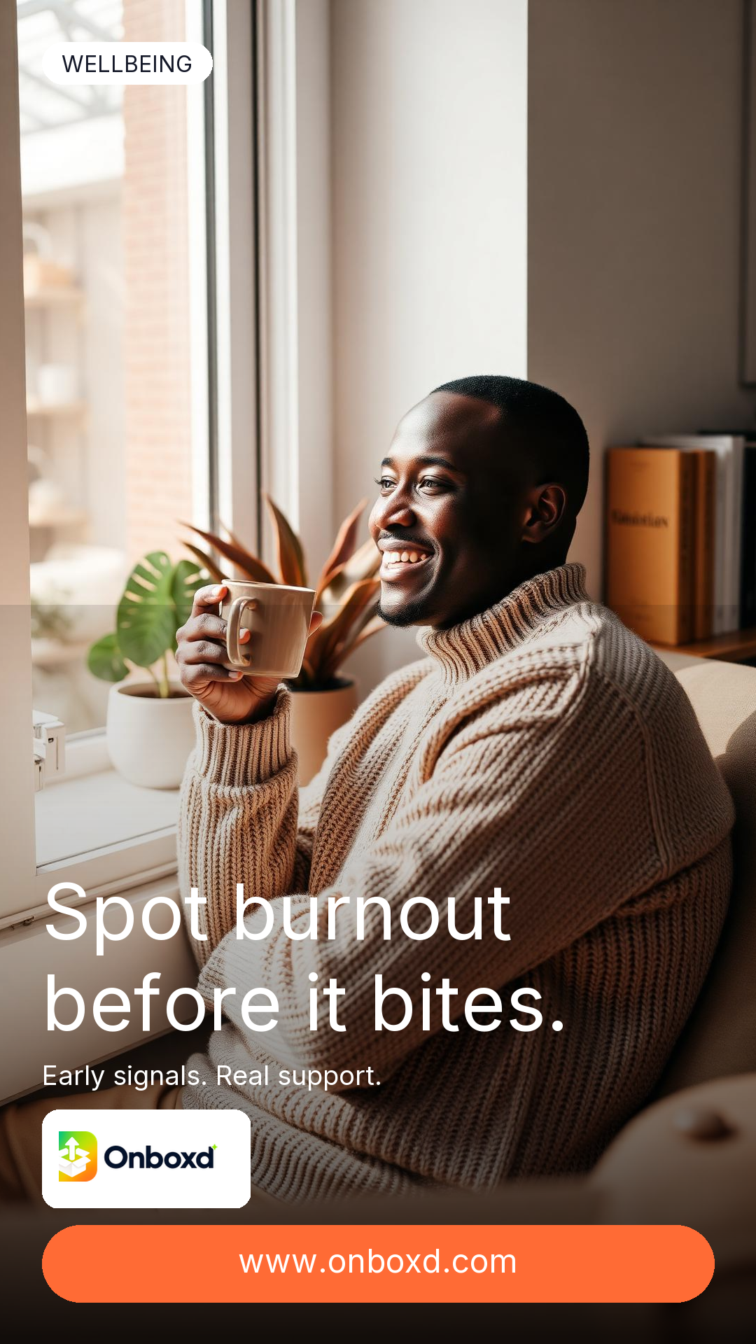Onboxd wellbeing burnout prevention marketing story